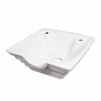 Раковина пирамида белая "3520