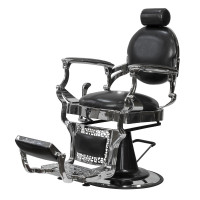 Кресло мужское барбер &quot;Ричард&quot; каркас хромированный