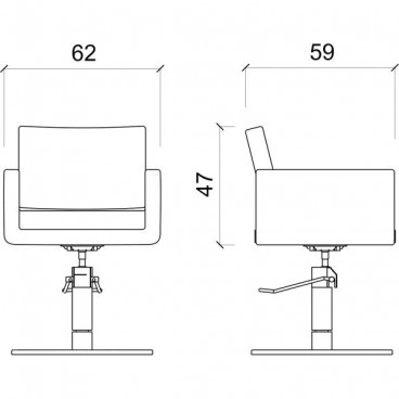 Кресло парикмахерское &quot;USHAPE&quot;
