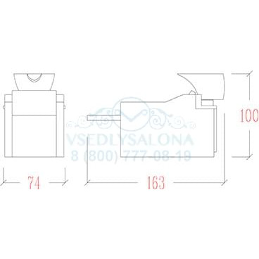 Мойка парикмахерская VIP RELAX