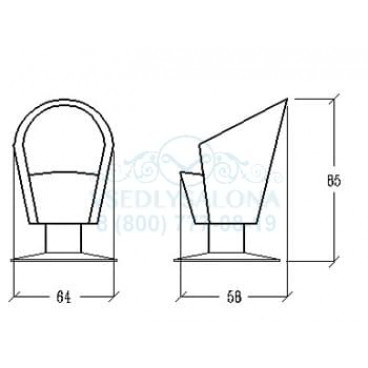 Кресло парикмахерское Sahara