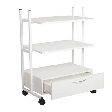 Тележка косметологическая Трио с ящиком