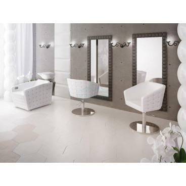 Мужское зеркало барбер &quot;Гламрок&quot; с полкой