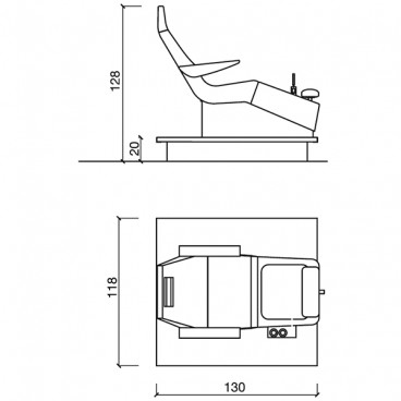 Педикюрный СПА комплекс &quot;STREAMLINE PIPELESS DECK&quot;