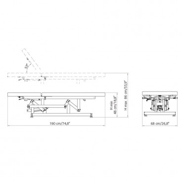 Косметологическая кушетка &quot;SoMed&quot;
