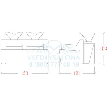 Мойка парикмахерская PRECIOUS