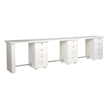 Маникюрный стол &quot;Глория&quot; тройной