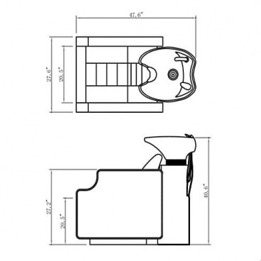Мужская мойка барбер &quot;Bene&quot;