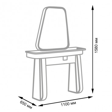 Парикмахерское зеркало &quot;Ричвуд Твин&quot; двухстороннее
