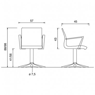 Кресло парикмахерское &quot;Aluotis Parrot&quot;