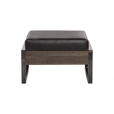 Пуф для барбершопа "Брикстон" одноместный