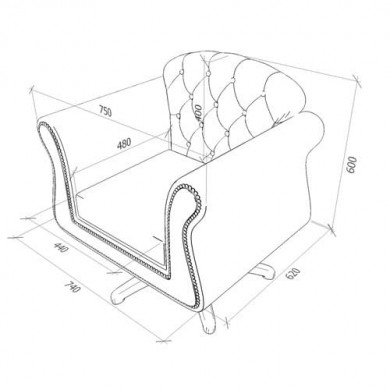 Парикмахерское кресло RAFFLES