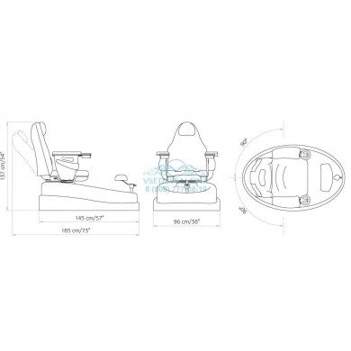 Педикюрный СПА комплекс &quot;PEDI SPA&quot; с гидромассажной ванной