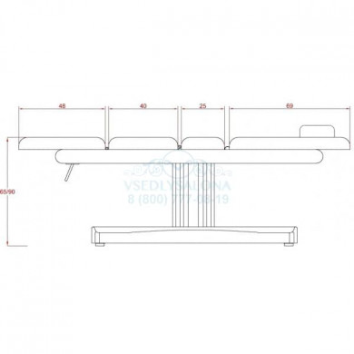 Кушетка для СПА процедур SPA 120