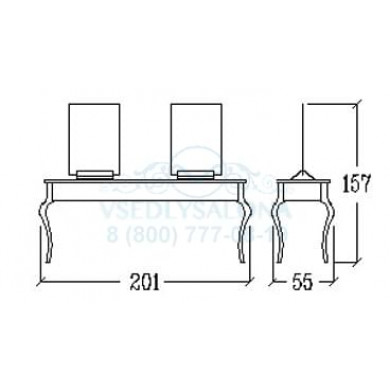 Двойное рабочее место мастера MARILYN ISLAND