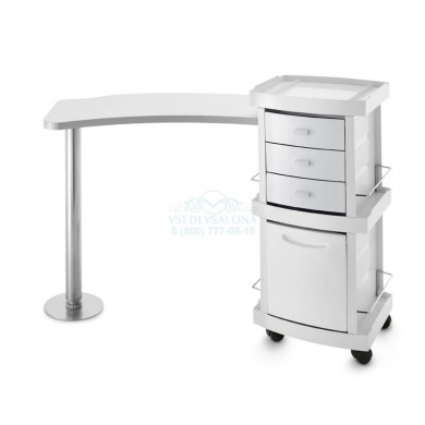 Стол маникюрный 2-ной с вытяжкой 129LX