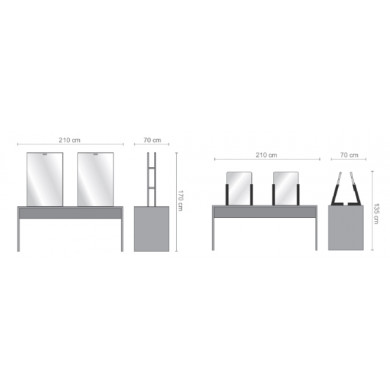 Зеркало парикмахерское &quot;FAIR 4C&quot;